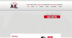 Desktop Screenshot of aemetalroofing.com