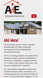 Mobile Screenshot of aemetalroofing.com